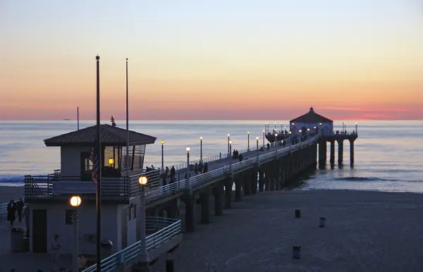 Manhattan Beach Pier, about 1.1 miles from Sea View Inn at the Beach
