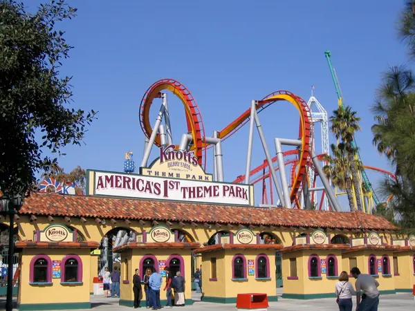 Knott's Berry Farm, about 1.7 miles from Sahara Motel